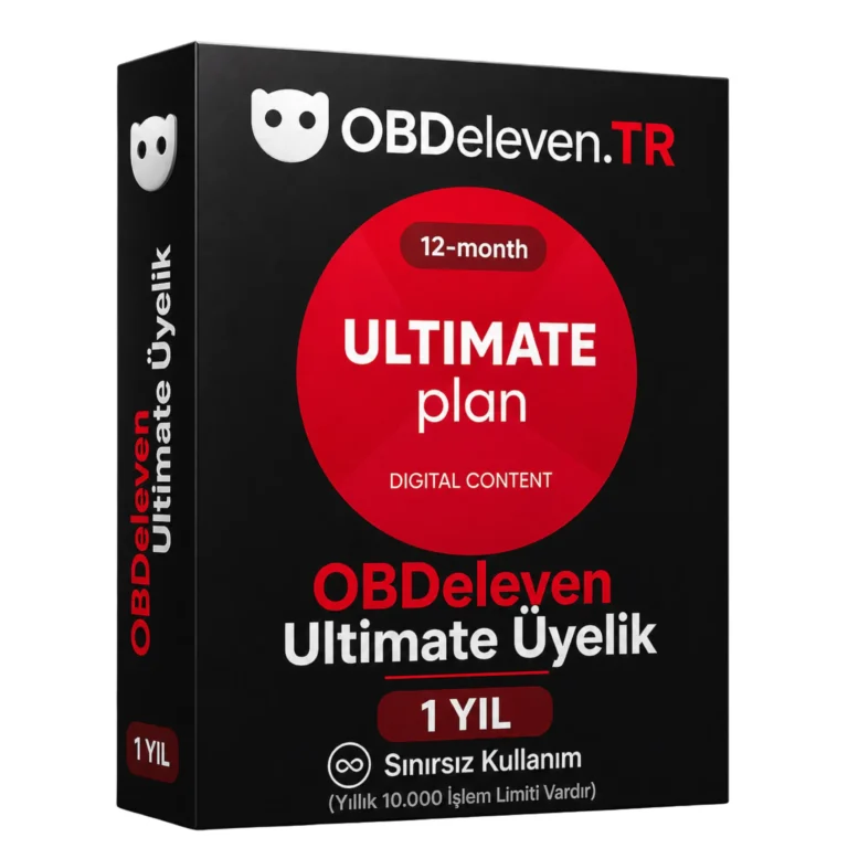 obdeleven ultimate üyelik 1 yıl