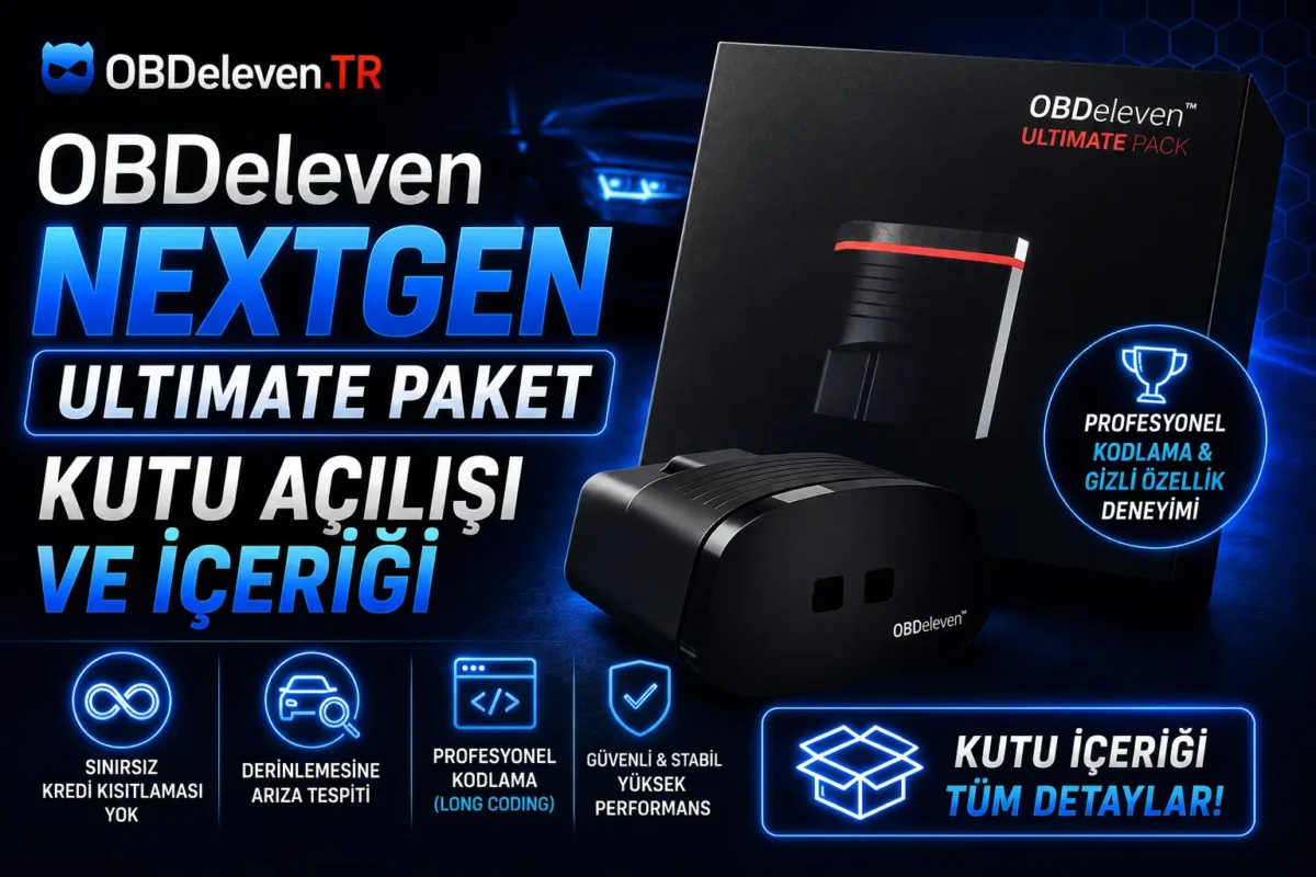 OBDeleven nextgen ultimate paket kutu açılışı