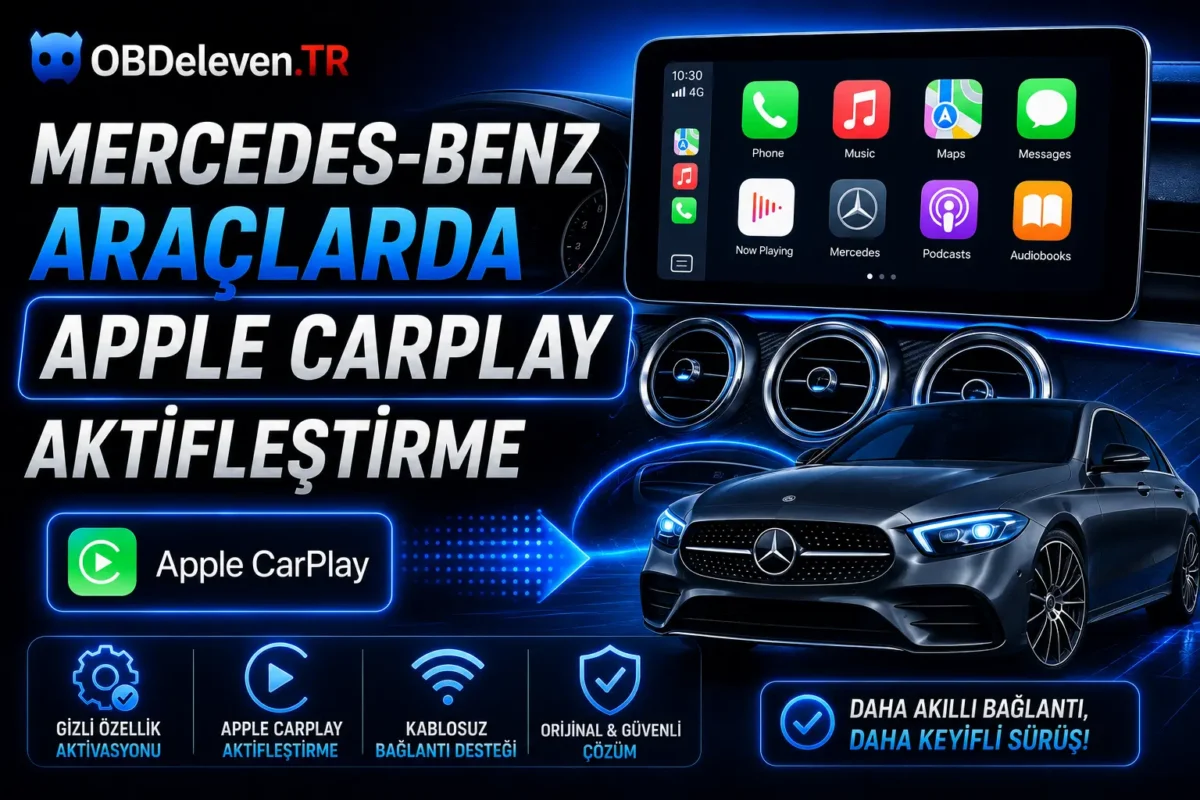 mercedes benz apple carplay aktifleştirme